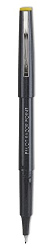 Pilot Razor Point Fine Line Marker Stick Pens, Ultra-Fine Point (0.3mm), Marker Pens, Black Ink, 12-Pack