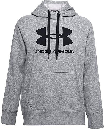 Under Armour Rival Fleece Logo Hoody Damen grau, XS Damen
