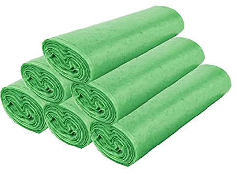 D.RECT 15 Stück x 6 Rollen SET Biologisch abbaubar Biomüllbeutel 35L LDPE (90 Stück)