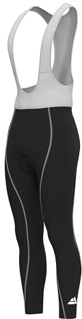 DANISH ENDURANCE Cuissard Vélo Long à Bretelles, Rembourrage 3D, Respirant & Stretch, Cyclisme Homme