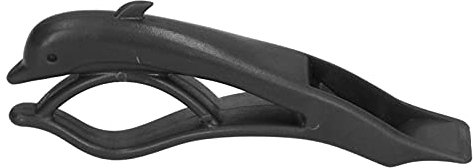 Pelador de frutas, pelador de verduras con forma de delfín, pelador de calabazas para frutas, zanahorias, pepinos, patatas, 12,7x4,7 cm, 5,0x1,9 pulgadas(Negro)