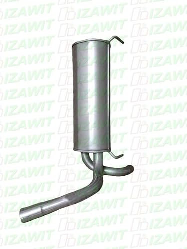 IZAWIT 21.268 Endschalldämpfer Hinten für OPEL Astra J Sports Tourer (P10)