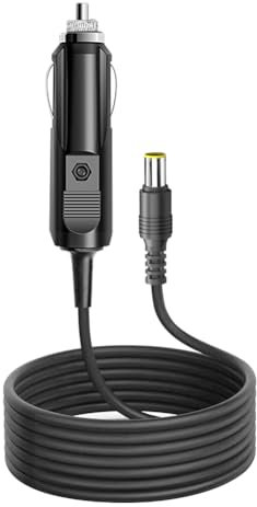 HKY 12V/24V Car Charger DC7909 Cigarette Lighter Charging Cable for BLUETTI Portable Power Station EB3A EB70S EB70 EB55 AC180 EB120 EB150 1000W 1800W ‎Anker 521 535 Power Solar Generator DC Adapter