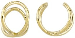Ohrringe Ear Cuff in Echt 585 Gold klassische, schlichte Ohrringe Ohrschmuck Damen Schmuck Goldcreolen in Gelbgold inkl. Schmucketui | JC Trauringe 8524