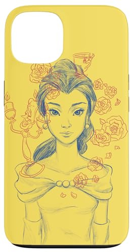 Disney Princesse Belle Vintage Jaune Coque pour iPhone 13