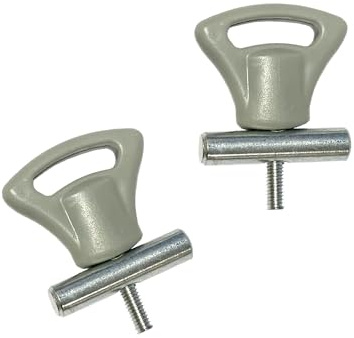 OLPRO Awning Rail Stoppers Twin Pack 6mm – Caravan & Campervan Awning Rail Clips to Prevent Sliding – Secure Awning Fixing Stops for Rail Tracks