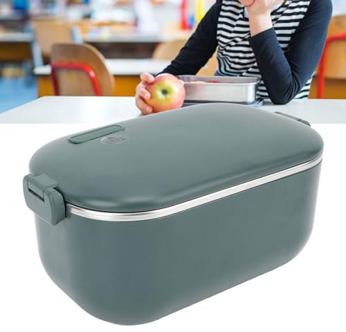 Topyond Portapranzo Elettrico, Scaldavivande Portatile da 48 W con capacità di 1 Litro, Riscaldamento Efficiente e Uniforme, Design Lavabile per Viaggi e Ufficio, Portapranzo (12V)