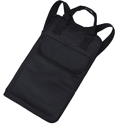 UPKOCH Drumstick-tasche Für Junge Mädchen Mit Halter Für Drumsticks Großes Volumen Für Unterrichtsmaterialien Und Zubehör Für Schlagzeuger Schwarz