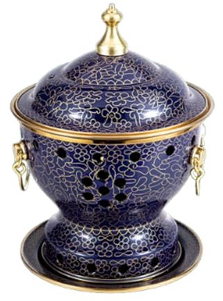 OYWEHECE Einzelperson Kleiner Kupfer Topf Altes Peking Kleiner Fettes Kuh Hot Chinese Chinese Traditionelle Cloisonne Hot Pot Handels Alkohol Aktien roter Kupfer Hot Pot,A
