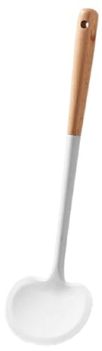 Kitchen Spatula - Long Handle Silicone Flipper Tool for Cooking and Grilling | Heat Resistant Turner for Eggs Pancakes Fish | Nonstick Utensil f0r BBQ Burger Baking Pots Pans | Kitchenware H