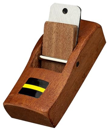IMIKEYA Kleiner Handhobel für Holzbearbeitung aus Langlebigem Kunststoff Scharfes Heimwerker Werkzeug ohne Griff Geeignet für Holzplatten und Gipskartonplatten Einfach zu Handhaben