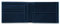 Piquadro Blue Square Portamonete con 4 Alloggiamenti per Carte di Credito, 12 cm, 0.43 litri, Blu Notte