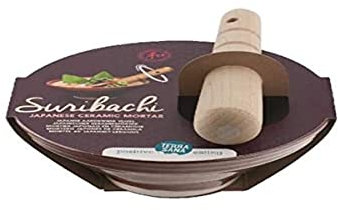 Terrasana Suribachi & Surikogi (18 Cm) Mortero Japones De Ce 1 St 150 ml