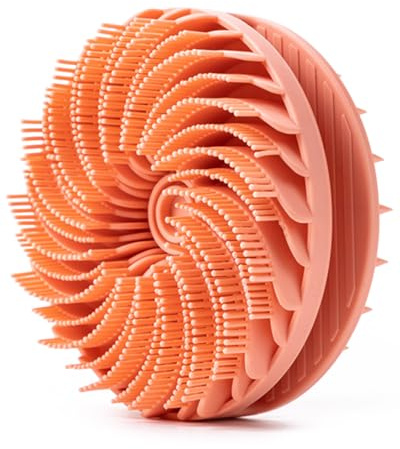 BNREOZA 1 pezzo Spazzola detergente in silicone a doppia faccia,spazzola da bagno, scrubber per il corpo, spazzola per massaggi per il corpo,spazzola esfoliante delicata,adatta per donne,uomini