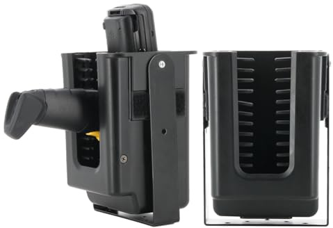 MOBILIS Etui pour Terminal Pistol Grip à Visser sur Un Chariot Élévateur, Holster Support PDA Gun Trigger, Système d'Accès Rapide, Fabriqué en France