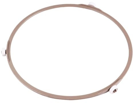 STOBAZA Drehtellerring Mikrowelle Glas Ersatzring Mit Rollen 1,6cm Klein Mikrowellenzubehör Küchenersatzteil