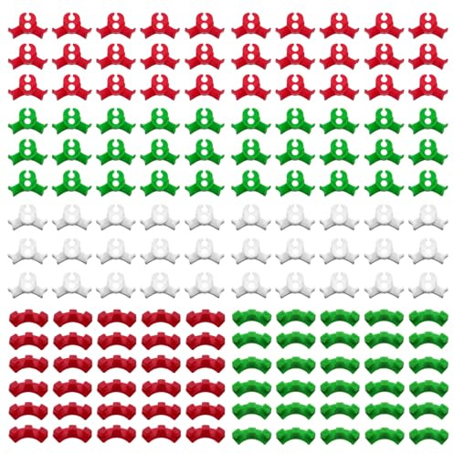 OMJMYY Pflanzenbieger 150 Stück LST Clips 90 Grad Low Stress Training Clips Pflanzen Bieger Clips zum Biegen von Pflanzenstämmen und Ändern der Wuchsrichtung (2 Größen)