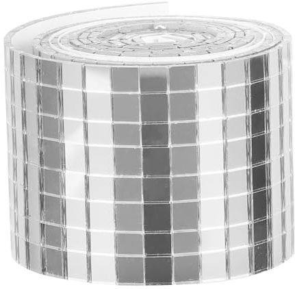 WOONEKY Pegatinas Autoadhesivas De Mosaico Espejo Mini Cuadradas Decorativos Impermeables Para Pared Cocina Baño Diy Hogar