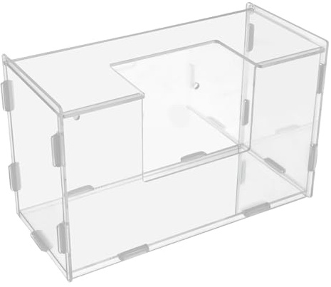 Toddmomy Acryl Heuraufe für Kaninchen und Kleintiere Langlebig und Stabil mit Futterkontrolle gegen Überfressen Platzsparend und Praktisch für Hasen Meerschweinchen und Hamster
