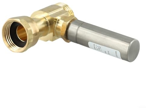 Gdfnmogo Stainless Steel Water Hammer Arrestor 3 over 4 Nh Thread for Washing Machine Brass Tee Connector Having Noise Reduction Plus Pressure Stabilizat (1PCS)