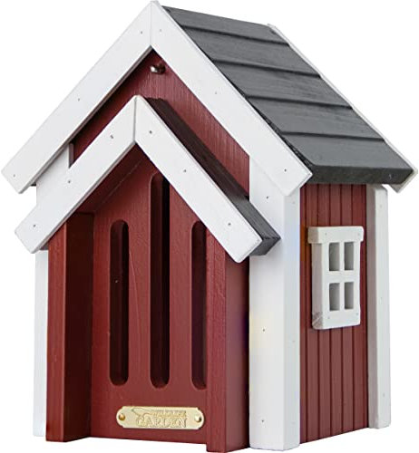 Wildlife Garden WG300 Schmetterlingskasten Rot - Schmetterlingshaus aus Holz