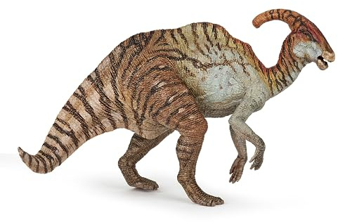 Papo - Figurine Parasaurolophus réaliste jouet enfant - 3+ - Collection Dinosaures - Jeu éducatif découverte préhistoire - idée cadeau jouet fille garçon - 17.3 cm