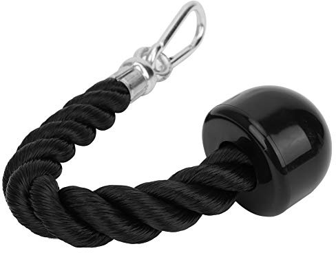 Pwshymi Equipo de Fitness Duradero Cuerda de tríceps Profesional para Dar Forma