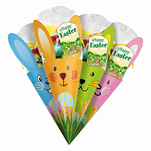 Windel Spitztüte Lustige Hasen mit Schoko und Fruchtgummi 84g 2er Pack