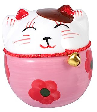 Toyvian Bonbondose Aus Keramik mit Katzenmotiv für Geschäftseröffnungen Hochzeiten und Als Dekoration für Zuhause