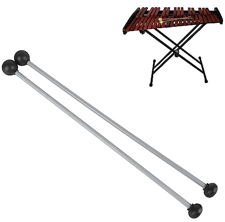 Lot De 2 Maillets De Tambour De Langue Marimba, en Plastique Multifonctionnel, Maillet De Tambour De Langue De Marimba, Bâton De Timbale, Bâtons D'instruments De Percussion Professionnels