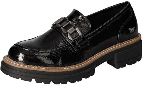 Mustang Femme 1437-401 Trotteur, Noir laqué, 40 EU