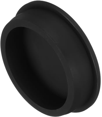 QUARKZMAN Hochtemperatur-Silikonstopfen, Durchmesser 63,6 mm / 2,5 Zoll, T-förmiger Gummistopfen für Pulverbeschichtung, schwarzer Stopfen, 1 Stück (Außendurchmesser 70 mm / 2,76 Zoll)