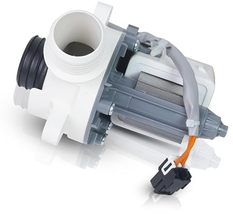 AZ4U Upgraded WH23X28418 WH23X24178, WH23X27574 Drain Pump Assembly b40-3a01 Washer Drain Pump & Motor Fit for General Electric, Hotpoint Washer Replaces B40-3A01, WH23X24175, 290d1201g003, PS12723115