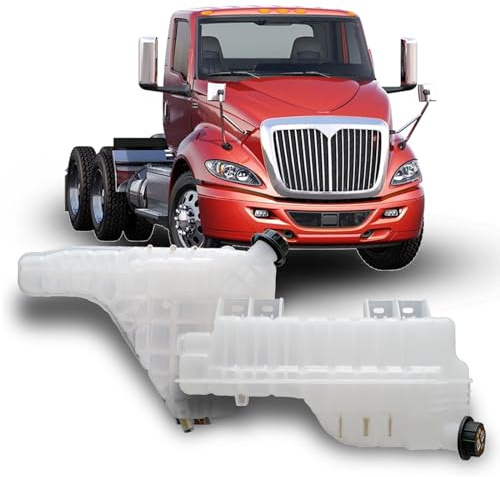 YUANJUFITT 603-5247 Engine Coolant Reservoir Tank Radiator for 2011-2014 International 8600 TranStar/2011-2015 International ProStar Coolant Tank Semi Truck Accessories Antifreeze Reservoir Tank