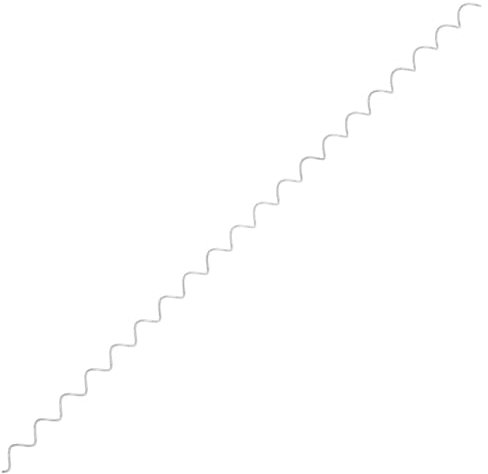 Homgoday Gabion Spirals 24 Pieces Galvanized Steel 100 cm