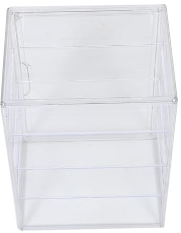 CHICAMPERA Vitrina Pan Ajustable Transparente Con Puerta Magnética Para Repisa Bollería Almacenamiento Compacto Para Encimera Cocina