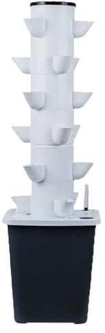 30 Tower Garden Hydroponic Growing System Kit for Herbs,2/3/4/5/6 Layer Indoor Vertical System with Self-Watering Tank Space-Saving Aeroponic Planter for Vegetables