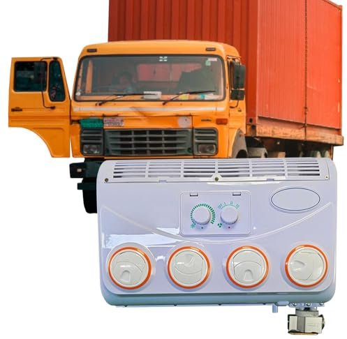 Portable Travel Air Conditioner 12V/24V Air Conditioner for Car RV Truck Camper Low Noise Cooling Only Caravan Air Conditioner Camping Motorhome Outdoor Cooler,White,12V