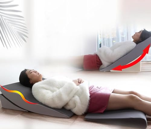 3-teiliges Bettkeilkissen-Set, Orthopädischer Bettkeil, Matratzenkeil Für Sauren Reflux, Memory-Foam-dreieckskeilkissen Zur Linderung Von Nacken-, Rücken- Und Beinschmerzen