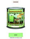 Veleca LEGNOPASTELLO Verde - ml. 250 TINTA PASTELLO PER LEGNO INODORO ALL'ACQUA