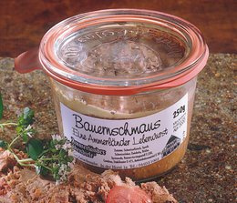Bauernschmaus Leberwurst im Weckglas | 200g | Herzhaft und hausgemacht für Genießer