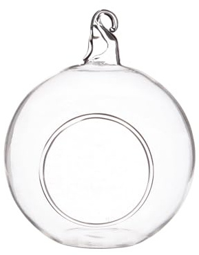 Graine Créative Boule Verre Ouverte 8 cm