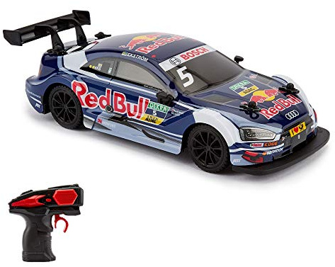 CMJ RC Cars Audi RS5 DTM Officially Licensed Remote Control Car 1:24 Scale 2.4Ghz Red Bull (1:24 Audi DTM)