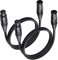 Cable Matters Pack de 2 Cable XLR 0,9m Câble XLR Microphone XLR à XLR de Ensemble-2 de qualité supérieure