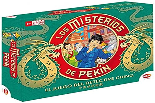 Bizak Juego Misterios de Pekín, desarrolla tu agudeza e ingenio para Resolver los misterios y Encontrar a los culpables en Este Juego para los Mejores Detectives (62305024), 64255024