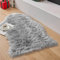 SXYHKJ Tappeto in Finta Pelliccia/Faux Pelle di Pecora ImitazioneMoquette/Fluffy Soft Breve Hair Decorativo Cuscino da Sedia Divano stuoia (60 x 90 cm, Grigio)