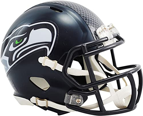 Riddell Seattle Seahawks Revolution Speed Mini Football Helmet - NFL Mini Helmets