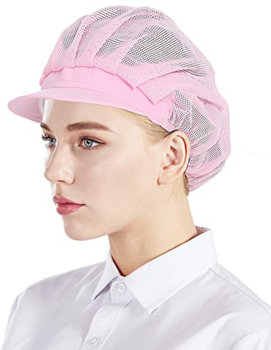 Nanxson Unisex 3 Stück Kochmütze elastisch Kochen Hut Mesh atmungsaktiv Staubmütze Arbeitshut Industrie Werkstatt Hut Kappe CF9033