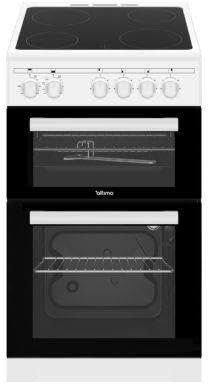 Altimo CETC502W 500mm Twin Cavity Freestanding Cooker - White