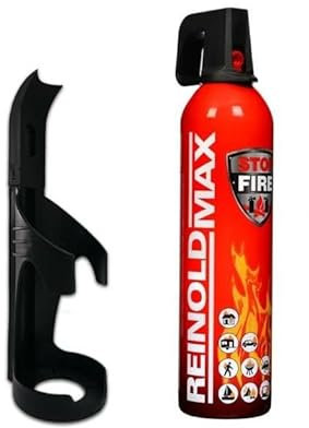 IWH - Feuerlöschspray 750 ml | Kompakt und ideal für Camping, Auto, Haus und Freizeit | Kleines Feuerlöschspray ideal auch für unterwegs | Brandklassen A und F